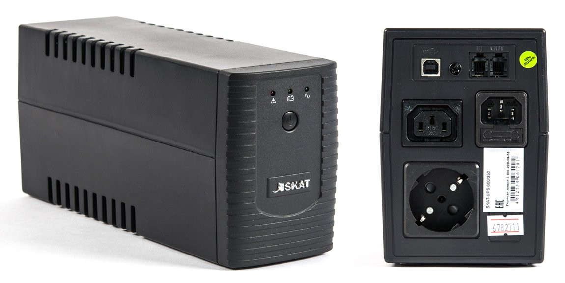 SKAT-UPS 600/350 (SKAT-UPS 600-IN-1х7) — купить в Самаре | Витаком