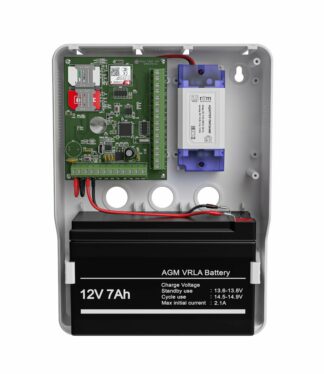 Mega Light 433 в корпусе (под АКБ 1,2-7Ач с БРП 12V 1А)