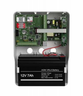 Mega v.3a в корпусе (под АКБ 1,2-7Ач с БРП 12V 2,5А)