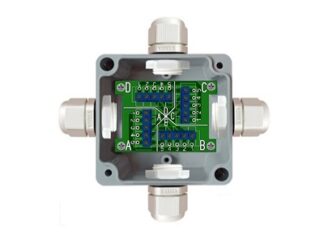 Коробка распределительная КРП 5 жил / DALI / DMX 5x4 (винтовые клеммы)