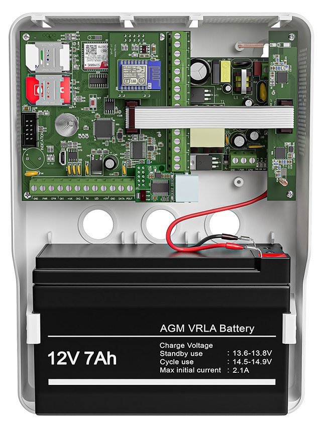 Mega v.8 в корпусе (под АКБ 1,2-7Ач с БРП 12V 2,5А)
